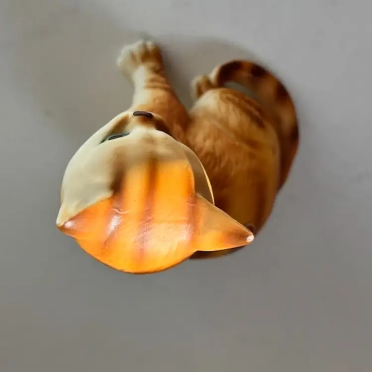 Bone China Orange Tabby Cat