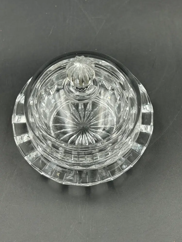 Mikasa Salina Clear Crystal Individual Butter Dish  Cloche