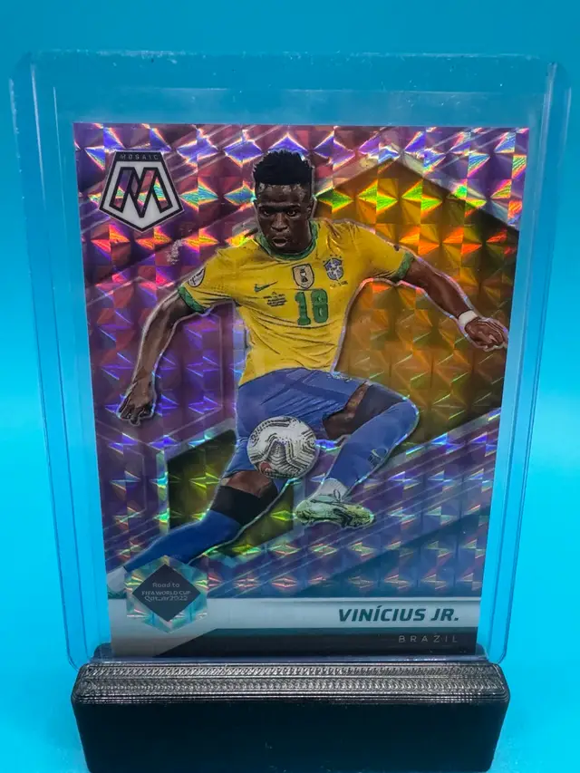 Vinicius Jr. Mosaic FIFA Road To The World Cup Purple /49 Brazil & Real Madrid
