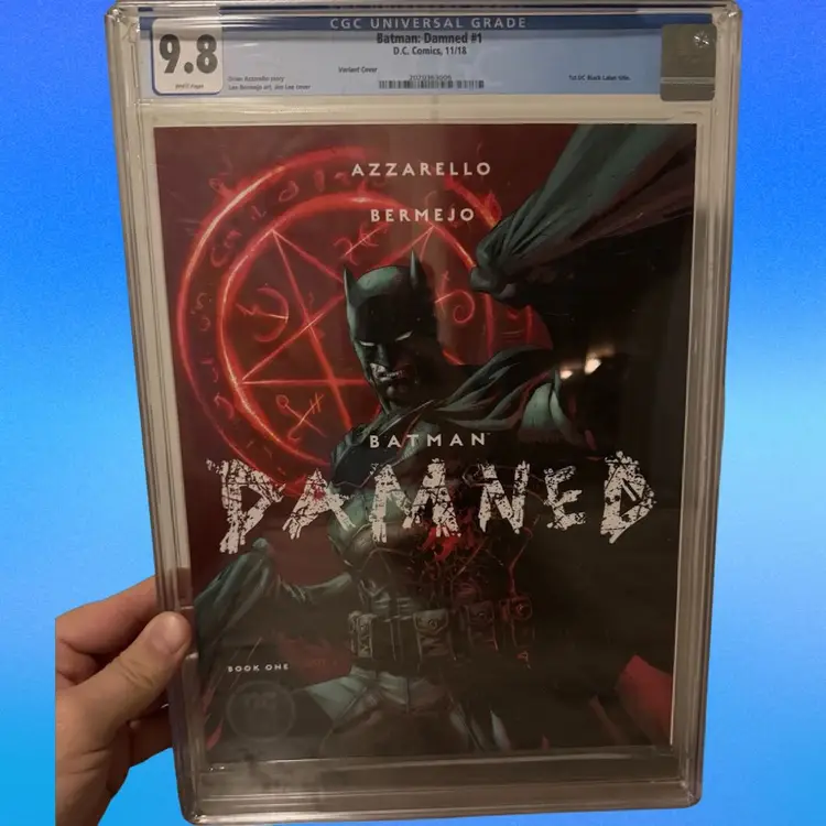 Batman Damned #1 Variant CGC 9.8 1st DC Black Label 2018 Jim Lee