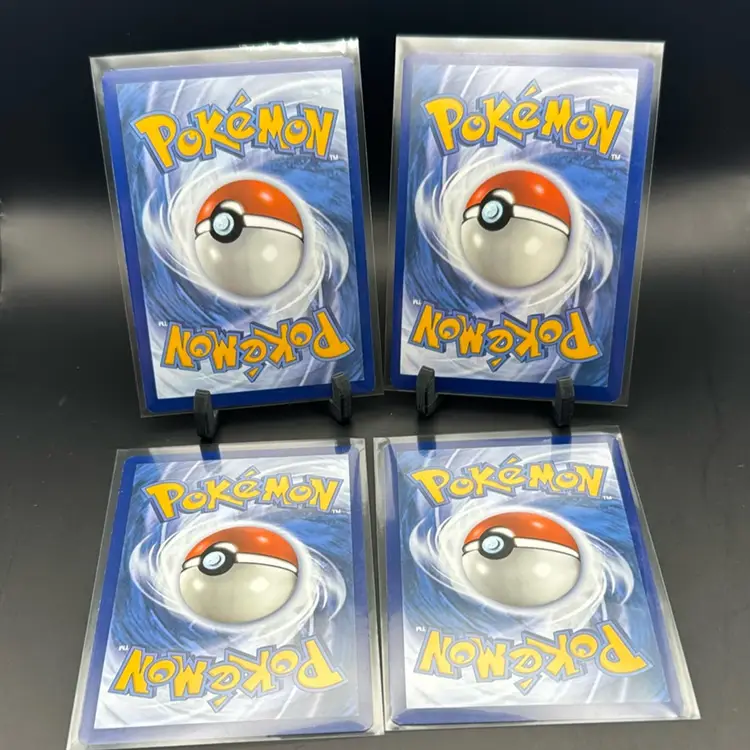 Pokémon Lot Wiglett Pokeball Holo, Luminous Energy Pokeball Holo, Paldean Wooper Pokeball Holo, Ceruledge Holo