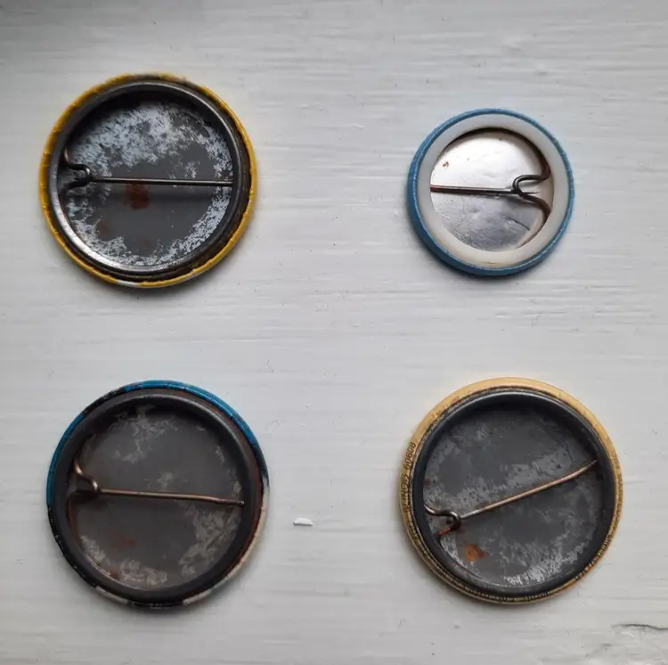 1980s New Wave pin set