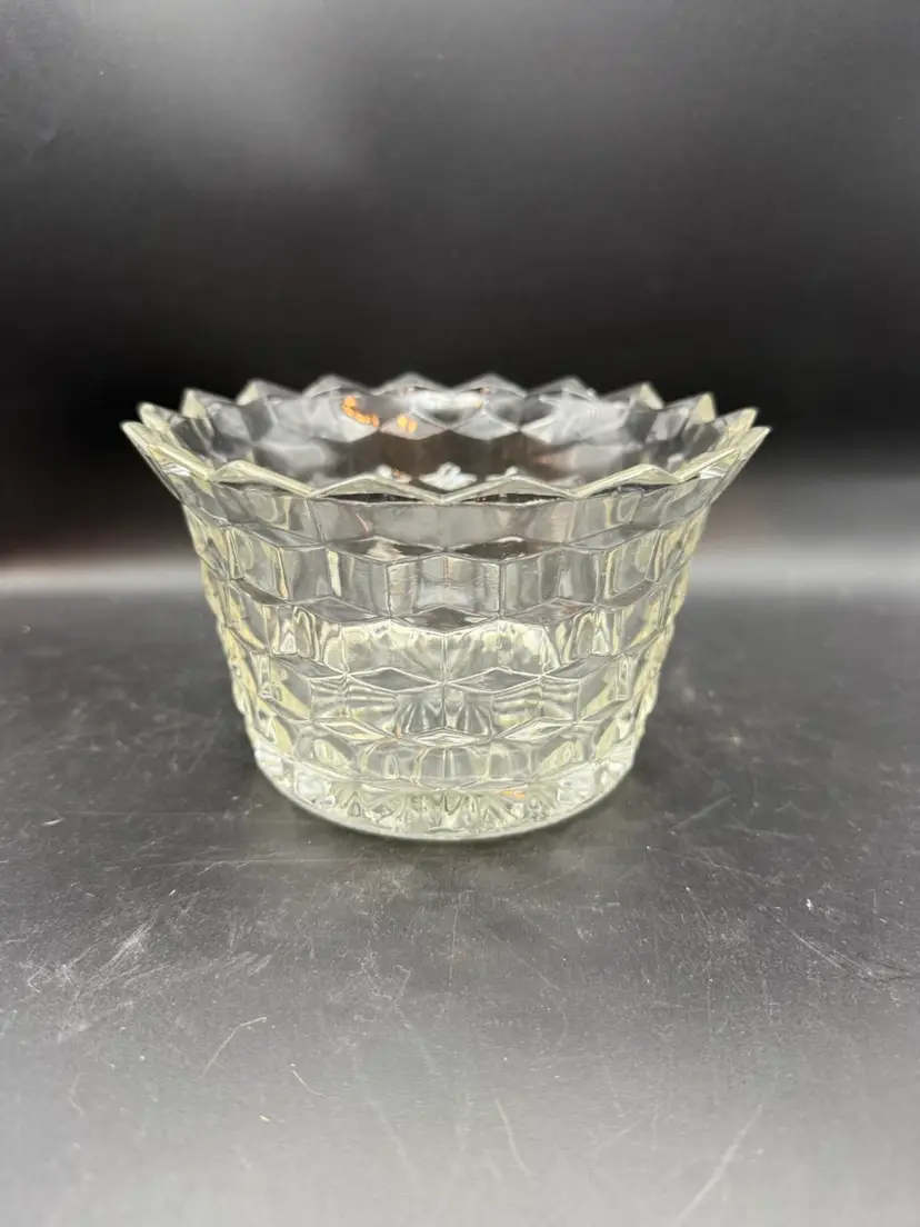 Vintage 1930s Fostoria American Crystal Bowl