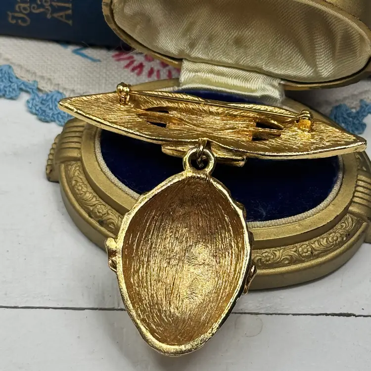 Vintage Mask Brooch 2.5”