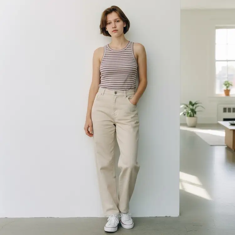 024 American Eagle Striped Tank Women’s Small