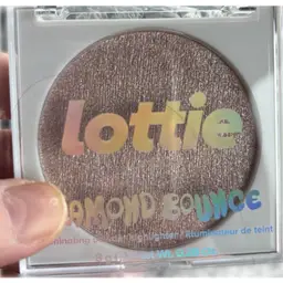 New - Lottie Diamond Bounce Powder Highlighter Shade Pink Sherbet .28 Oz