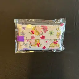 Personal Tissue Holder - Floral with purple tab