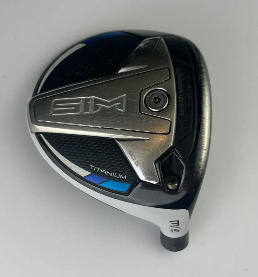 TaylorMade Sim Titanium 15* 3 Wood Head Only w/ HC