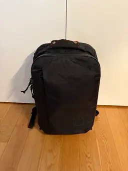 Evergoods CPL 16 - XPAC Black (interior Coyote) - Austere Buckle - Leather Handle And Strap Holder - Sternum Strap Holder