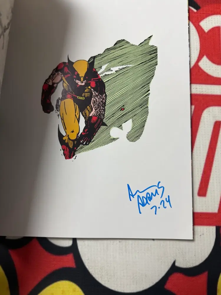 Arthur Adam’s X-MEN art signed with COA!