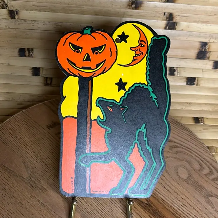 Beistle Cat And Jack O’lanter