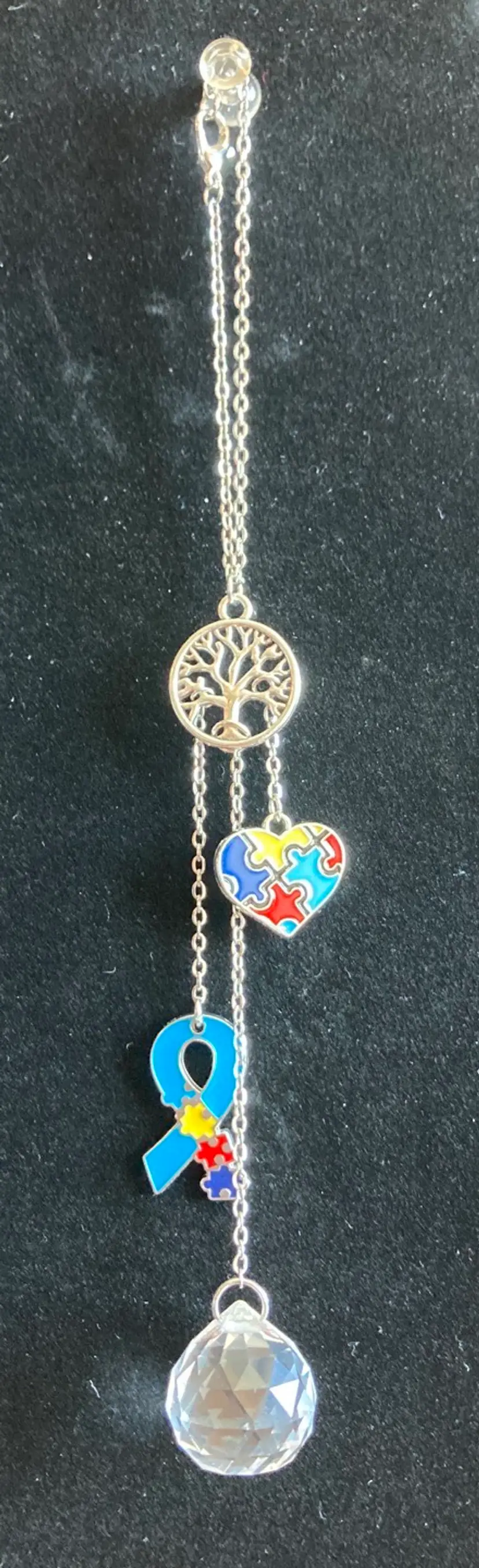 Autism Awareness Sun Catcher 8β Made By Me