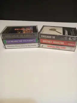 6 Music Cassette Tapes