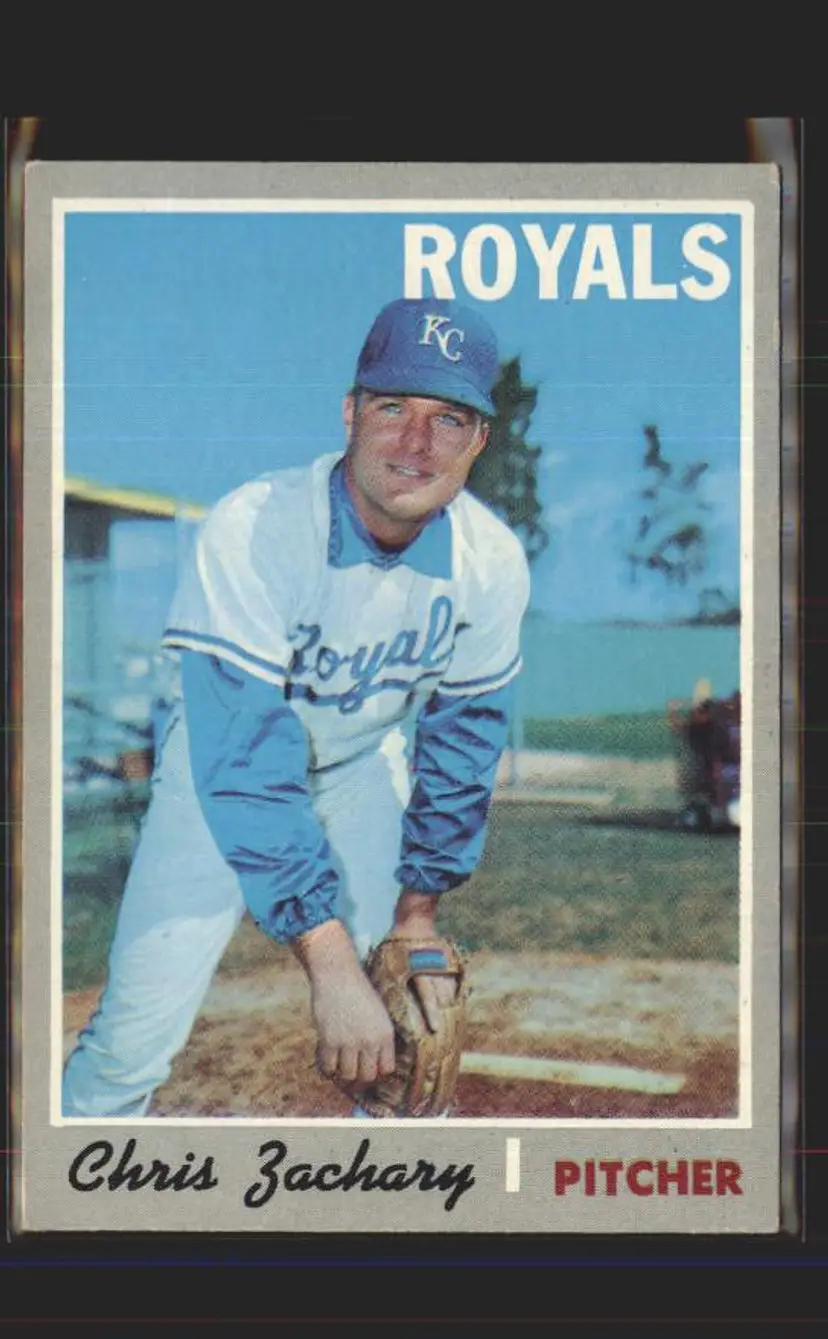 Chris Zachary 1970 Topps #471 - (pk6) - Kansas City Royals