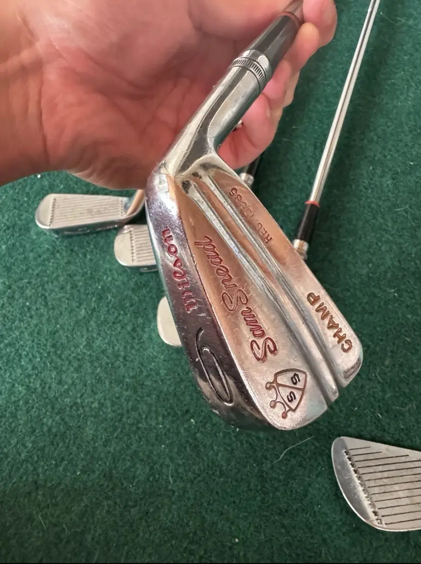 Wilson Sam Snead Champ Vintage 2- 9 (no 5) Irons Reg.15985 New Grips