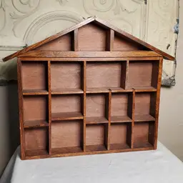 Primitive House Display Shelf for Trinkets Miniatures