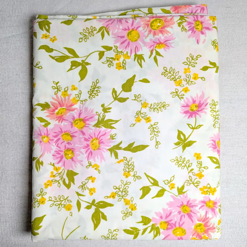 Vintage Floral Pattern Flatsheet