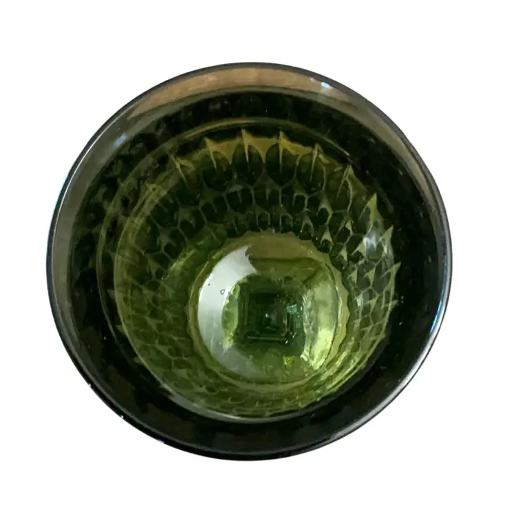 Vintage 1960’s MCM Indiana Glass Company Mount Vernon Iced-tea Or Goblet 6”x 3 1/2”