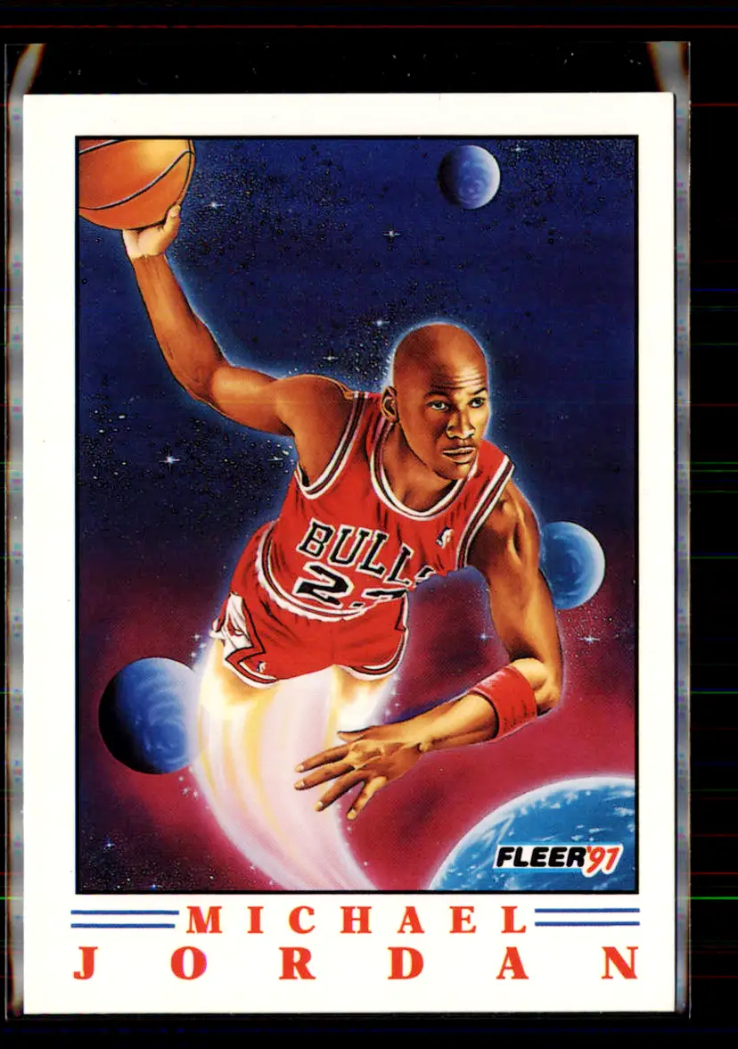 Michael Jordan 1991-92 Fleer Pro-Visions #2 - Chicago Bulls - (148-355)