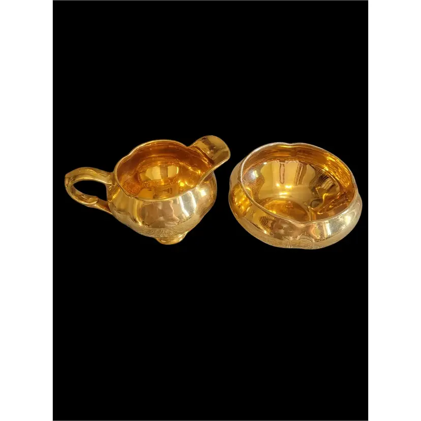 Royal Winton Gold Color Sugar/ Cream , England 
Read Description