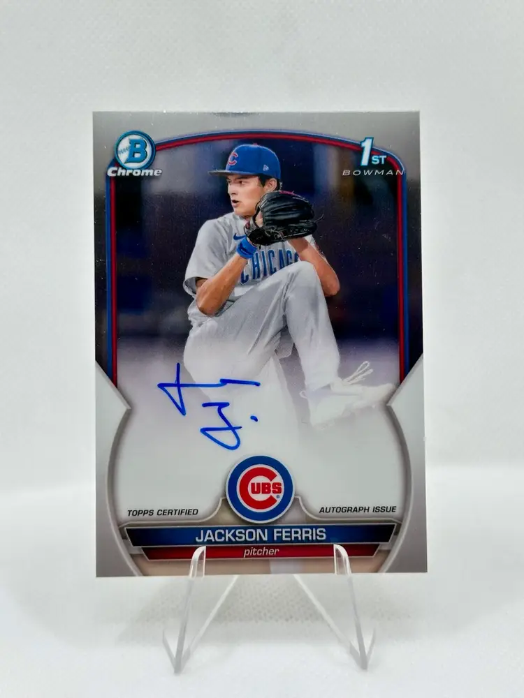 Jackson Ferris 1st Bowman Auto Los Angeles Dodgers Cubs