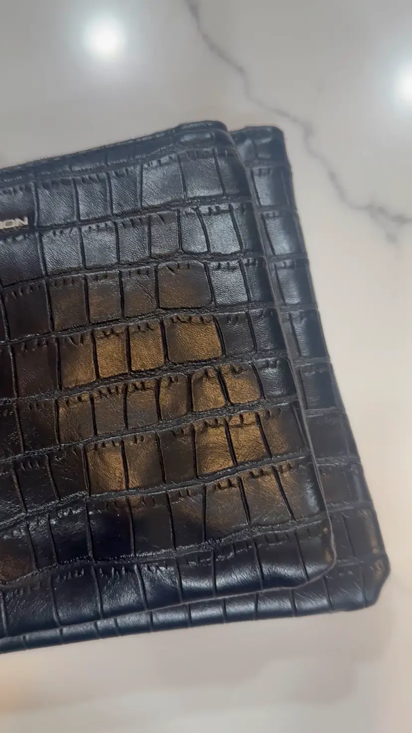 French Connection Duo Wristlet $48 MSRP In Black