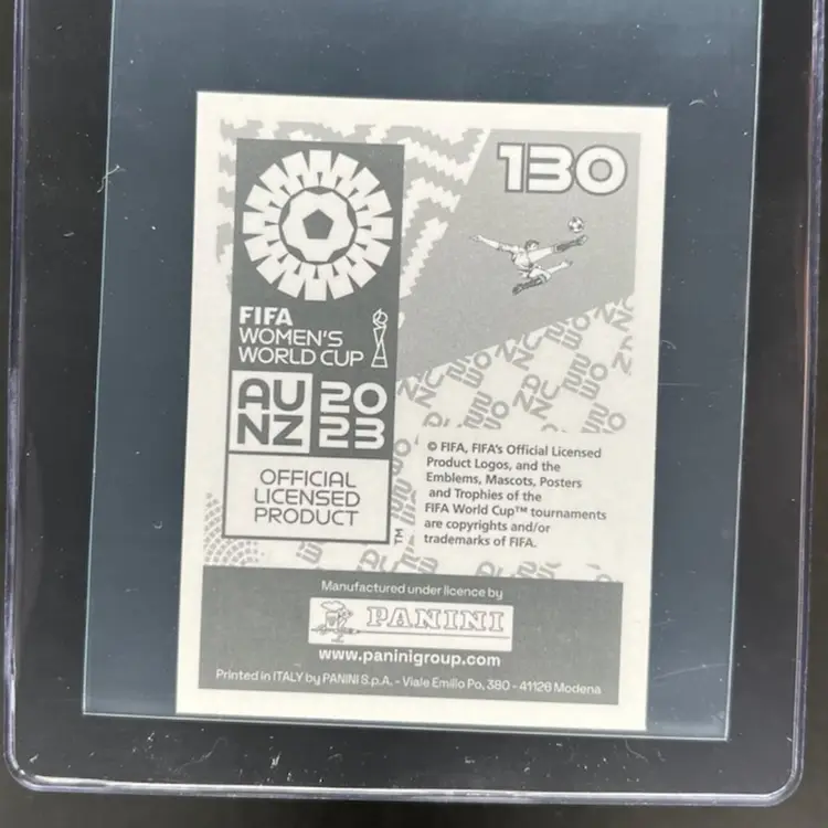 Vanessa Gilles 2023 Panini Women’s World Cup Sticker Canada Soccer Card