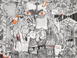 slow death 18x 24 print