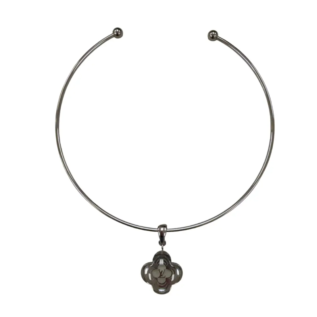 Louis Vuitton A La Folie Flower Resin Choker Necklace