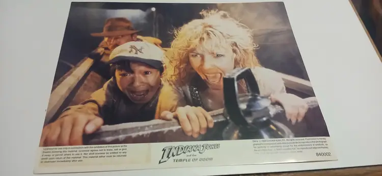 Indiana Jones and the temple of doom.  Set Photo