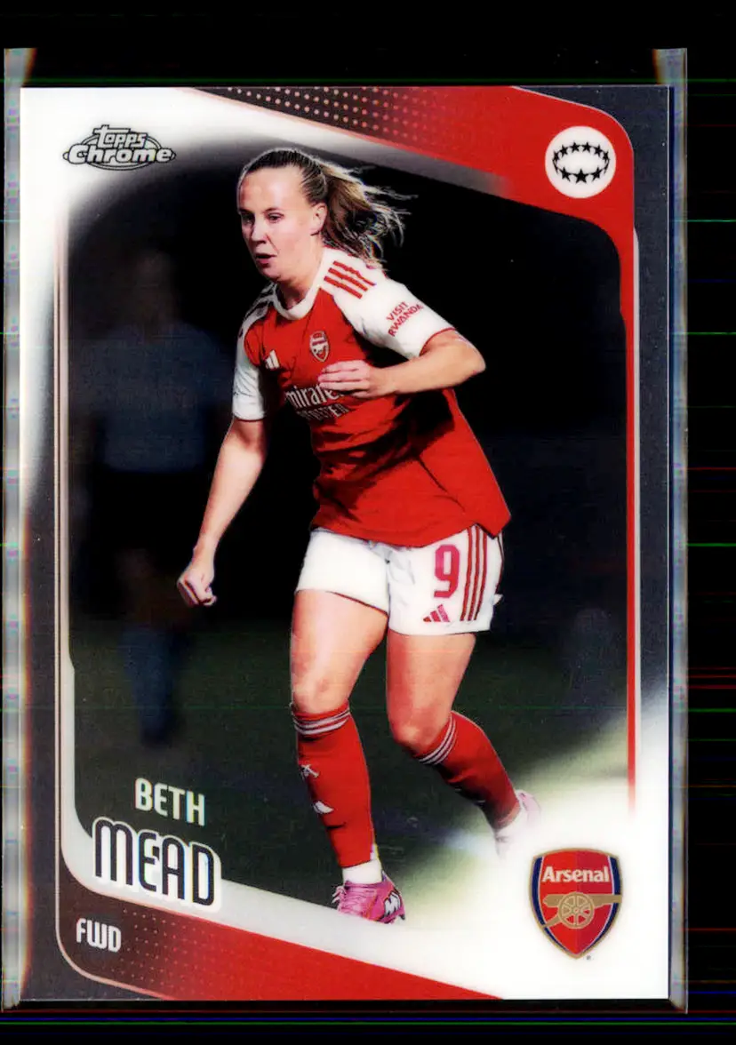 Beth Mead 2025-26 Topps Chrome UEFA Women's Champions League #100 - (143) - Arsenal FC