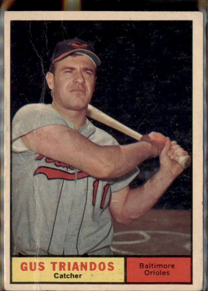1961 Topps #140 Gus Triandos - ( ) - Baltimore Orioles