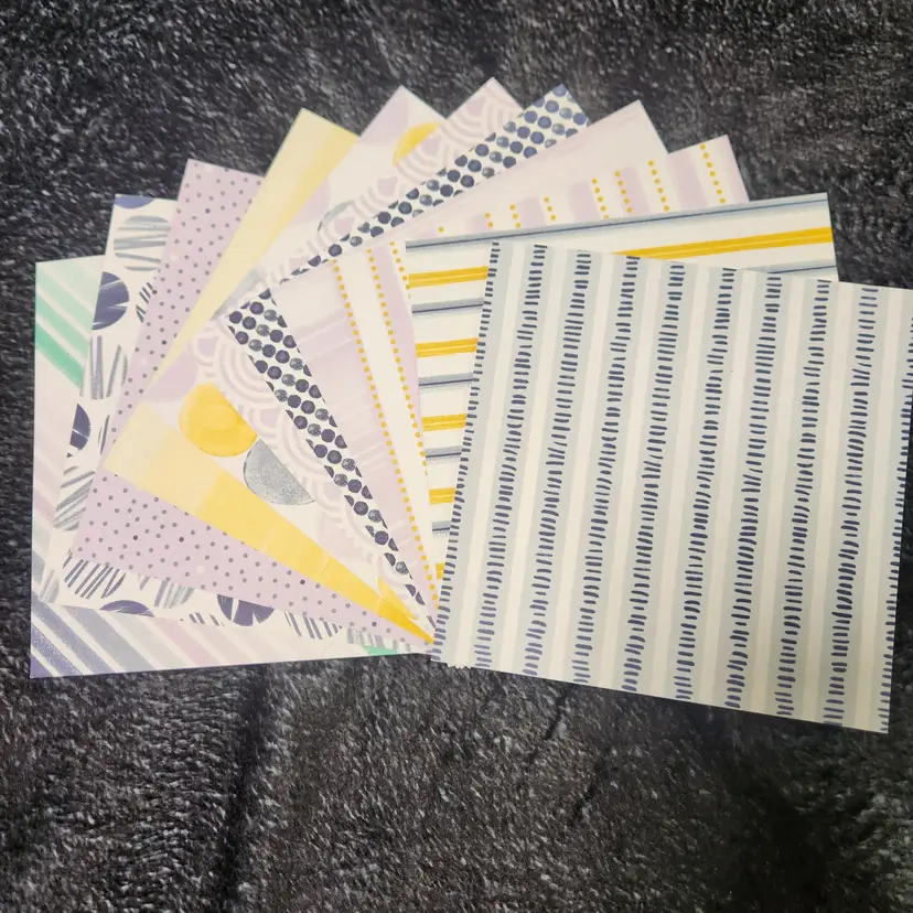 6x6 Stampin" Up! Paper Lot - Playing with Patterns