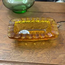 Amber Ashtray
