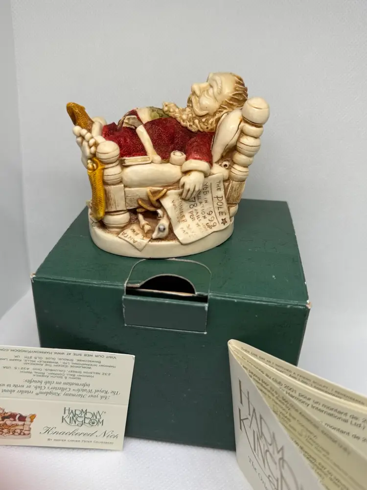 Harmony Kingdom “Knackered Nick” Santa Figurine