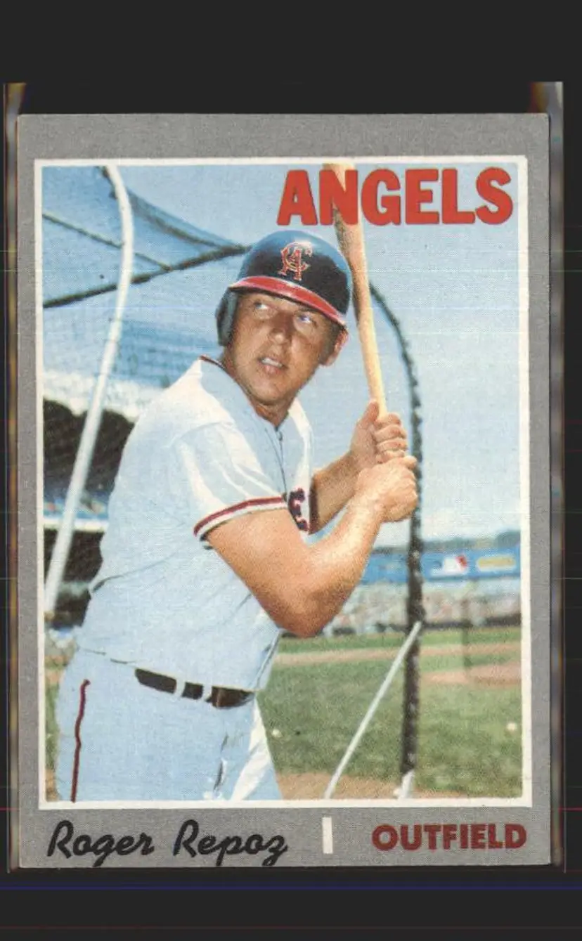 Roger Repoz 1970 Topps #397 - () - California Angels