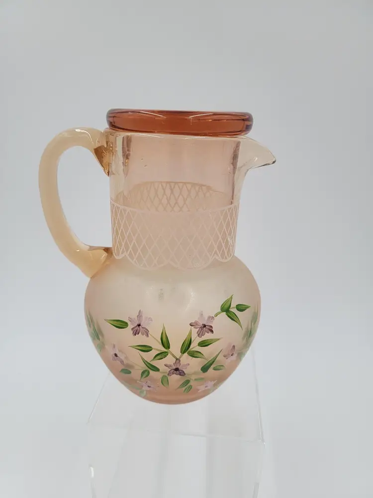 Charming Vintage Floral Tumbler Pitcher🍶