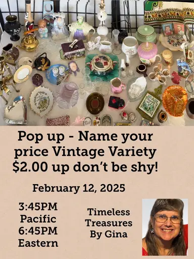 Name Your Price $2.00 & Up Vintage Variety- Timeless Treasures By Gina