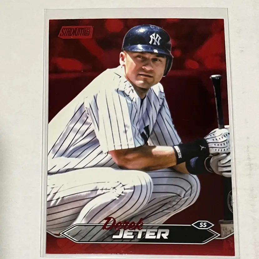 Derek Jeter Red Foil New York Yankees