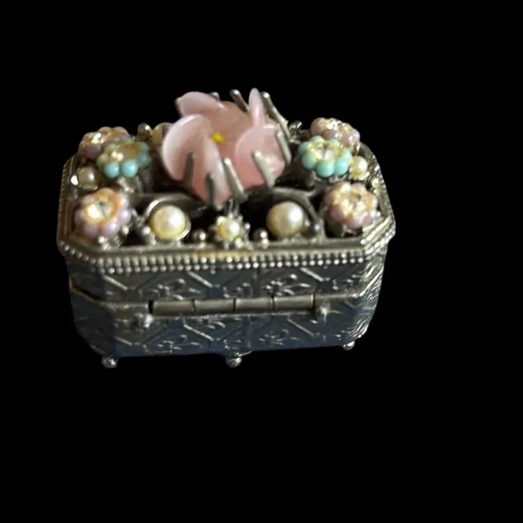 Vintage Florenza Ring Box Small Marked