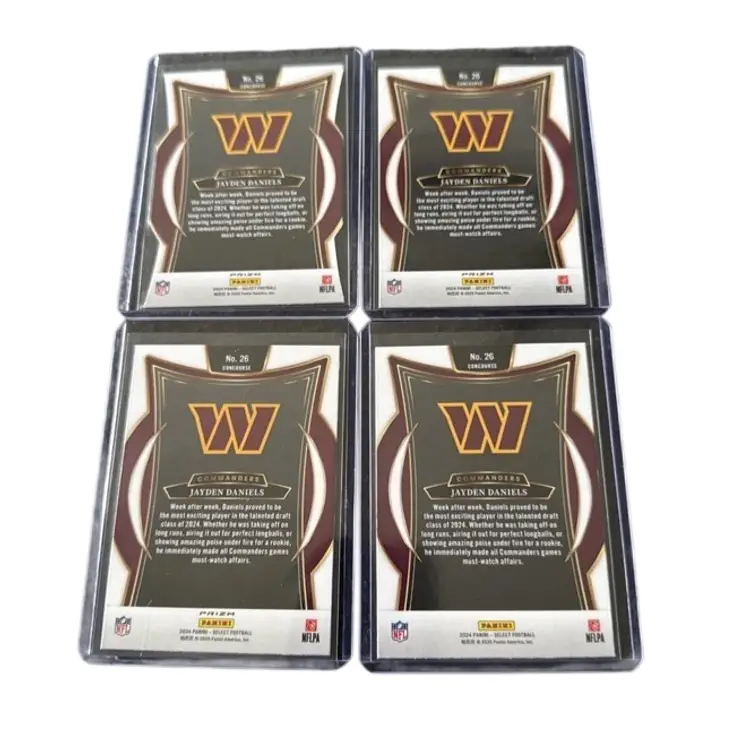 2024 Panini Select Jayden Daniels Rookie Silver Die Cut/Red Blue/Black Red/Base! Washington Commanders