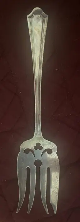 Manchester Sterling Mary Warren COLD MEAT FORK 7" 34g