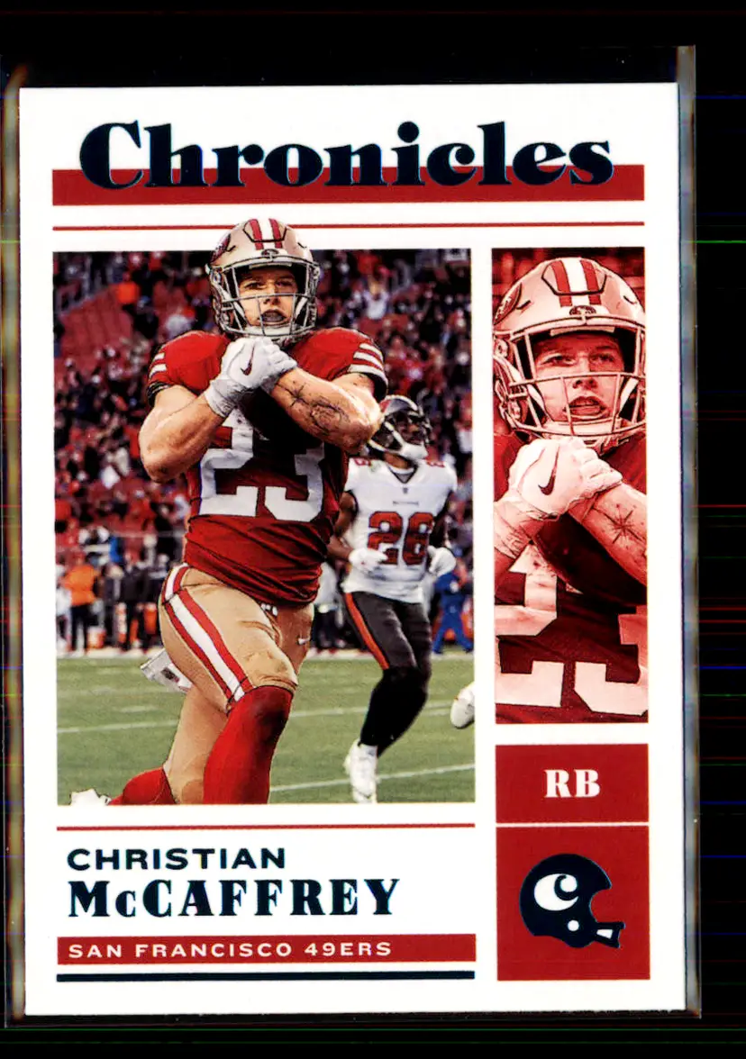 Christian Mccaffrey 2022 Panini Chronicles Teal #29 - (113) - San Francisco 49ers