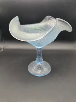 Vtg Fenton Persian Medallion Candy Dish/Compote