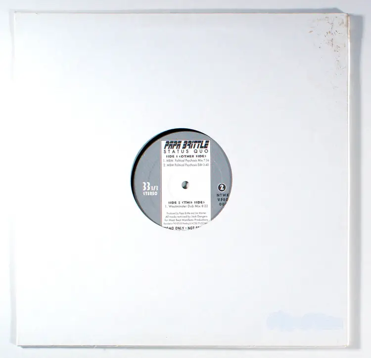 Papa Brittle - Status Quo (12" Single) (1994) Vinyl • PROMO • Remix