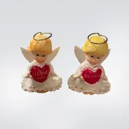 #01 Valentine's Holly Babe's Collection Angel Figurines (2)