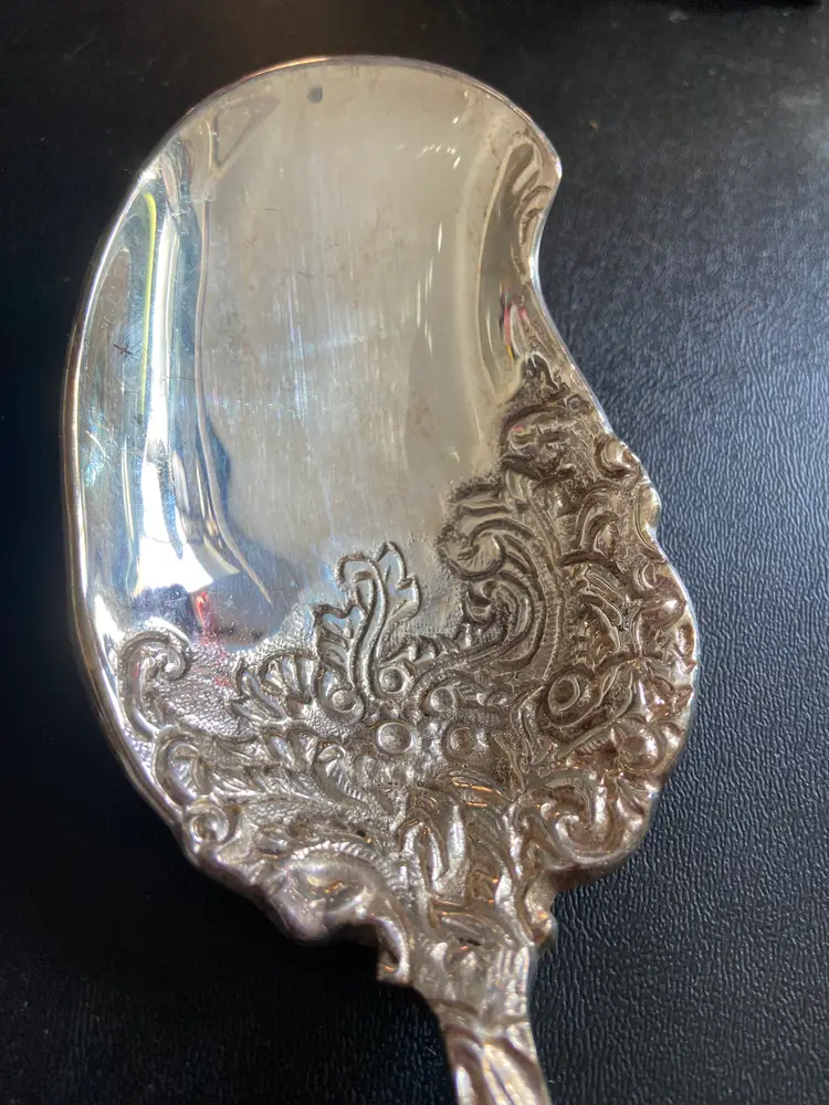 Wallace Grande Baroque Sterling Silver Large Serving Spoon