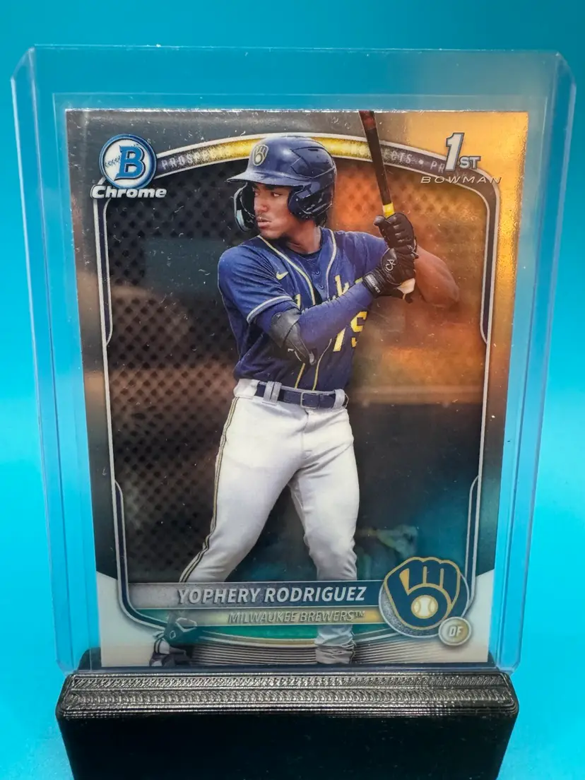 Yophery Rodriguez 1st Bowman Chrome Boston Red Sox