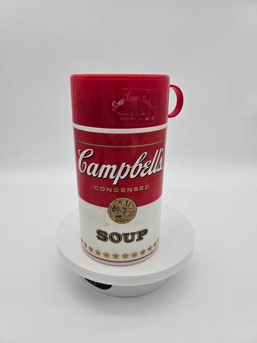 Vintage Campbell's Condensed Soup Thermos Complete With Cup And Lid 11.5 oz