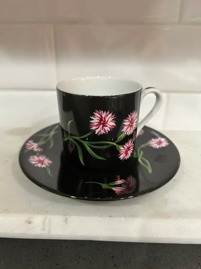 Tiffany & Co. Tiffany wildflower Cup And Saucer from Japan